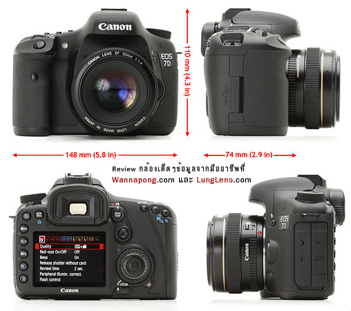มาอ่าน Review กล้อง Canon EOS 7D ระเอียดยิบ
